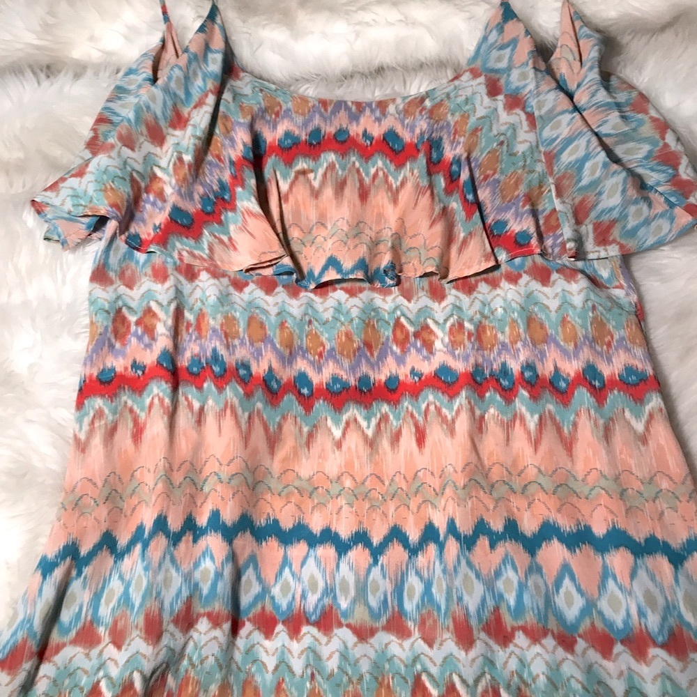 Threads 4 Thoughts Printed Low Back Mini Dress - image 4